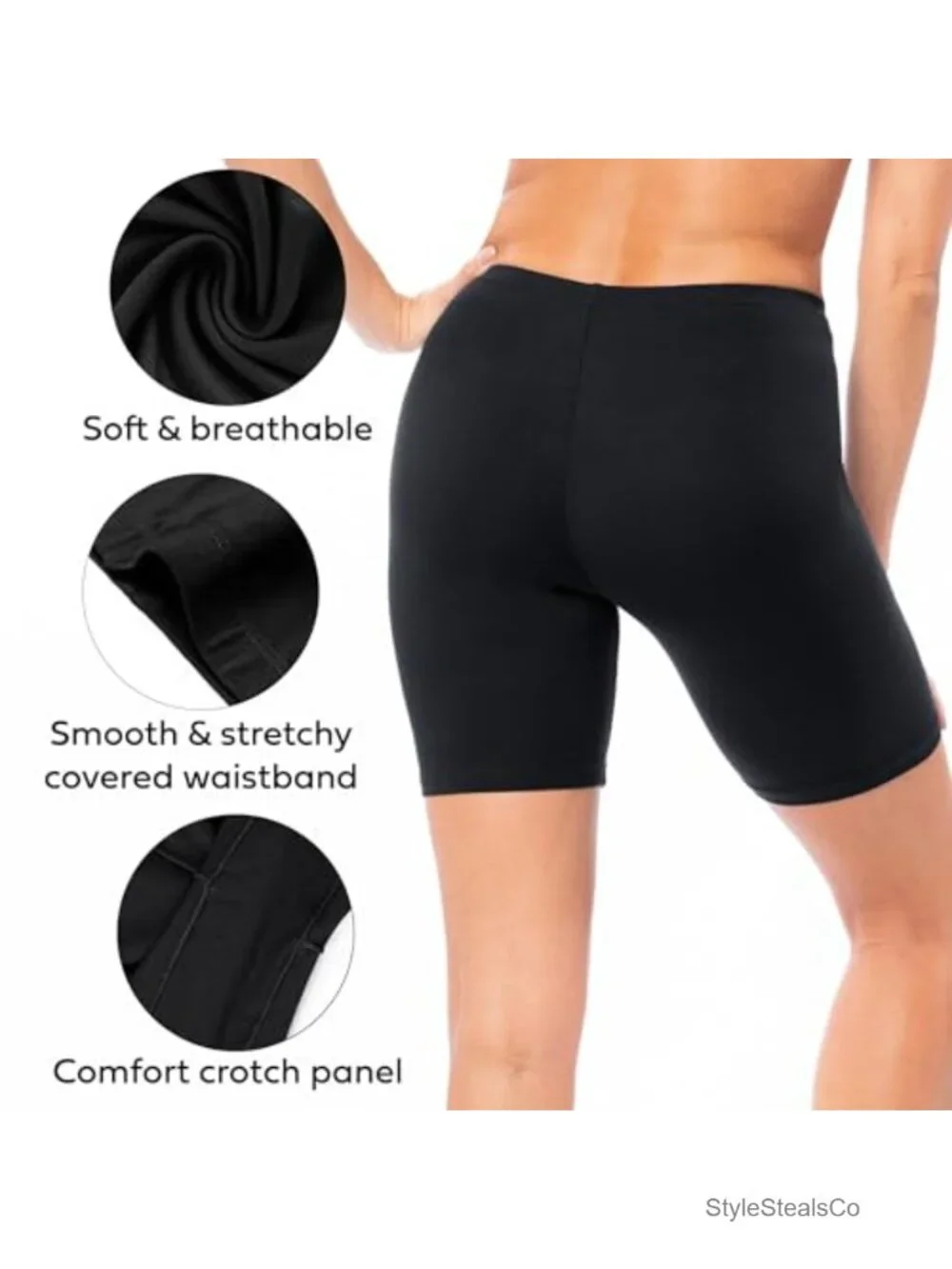 Ultra Soft Yoga Bike Short | Stretch Boxer Briefs Multi Pack